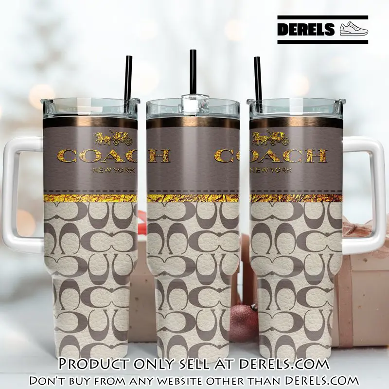 Coach logo stanley tumbler design 40oz logo stanley tumbler ktb1087 dr3120896